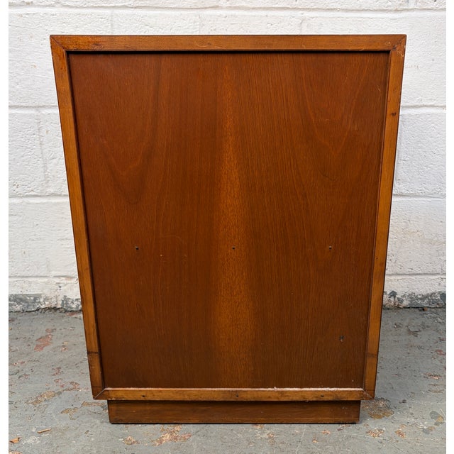 Mid 20th Century T.H. Robsjohn-Gibbings for Widdicomb Mid-Century Walnut Nightstand For Sale - Image 15 of 15