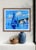 Contemporary Blue Harbor Morning, Modern Impressionist Oil Painting Seascape For Sale - Image 3 of 8