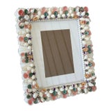 Coastal Handmade Seashell Picture Frame For Sale
