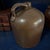 Brown Antique Salt Glaze Crock Jug W/Handle For Sale - Image 4 of 8
