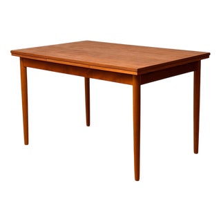 Danish Rectangular Dining Table in Teak For Sale