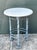 Vintage Postmodern Cast Aluminum Outdoor Side Table - 895 For Sale - Image 9 of 12