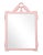 Contemporary Fleur Home Garden District Lafitte Rectangle Mirror in Authentic Pink, 29x51 For Sale - Image 3 of 3