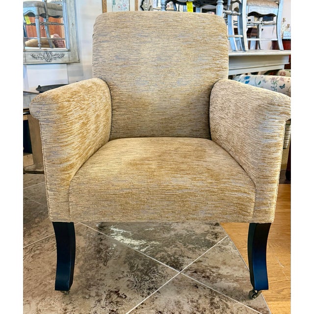 Michael S Smith Michael S. Smith Designed for Jasper Furniture Rare Upholstered Teddy Club Chair For Sale - Image 4 of 12