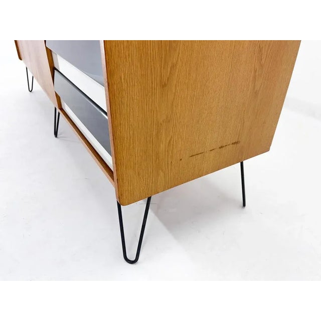 Sideboard with Drawers attributed to Jiri Jiroutek, Czechoslovakia, 1960s For Sale - Image 10 of 13