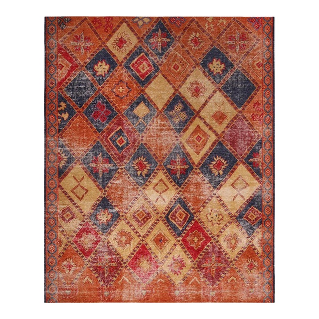 Rug & Kilim’s Oversized Desert Rug in Burnt Orange, 12x15 For Sale