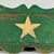 Unique Antique Americana Folk Art Wooden Planter With Stars and Indian Profile Ends For Sale - Image 4 of 13