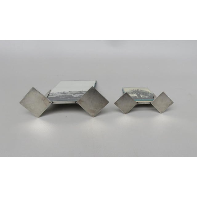 Art Deco Silver-Plated Photo Frames from WMF, 1930s, Set of 2 For Sale - Image 9 of 14