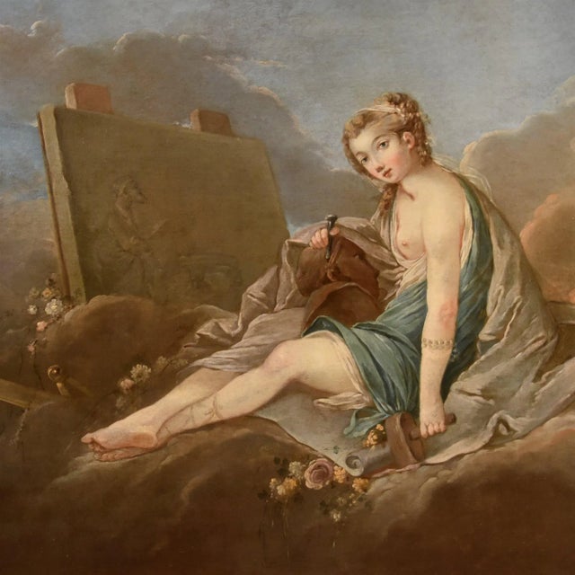 Early 18th Century Pierre Charles Trémolières, Mythological Allegory, 1730, Oil on Canvas For Sale - Image 5 of 12