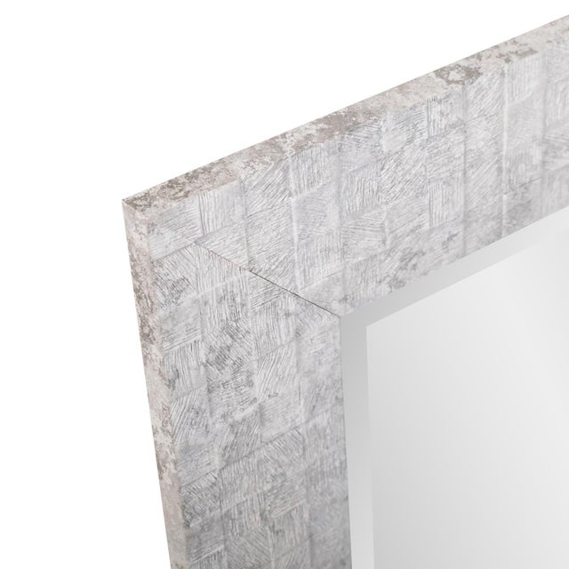 Kenneth Ludwig Chicago Off Grid Vanity Mirror - Gray For Sale - Image 4 of 11