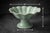 Celadon Vintage Mid-Century Celadon Scalloped Pedestal Compote Bowl — Console Centerpiece For Sale - Image 8 of 12