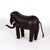English 1960s Leather Elephant Footstool by Dimitri Omersa for Abercrombie & Fitch For Sale - Image 3 of 10