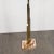 Metal Mid-Century Modernist Floor Lamp in Polished Brass with Custom Lucite Shade For Sale - Image 7 of 9