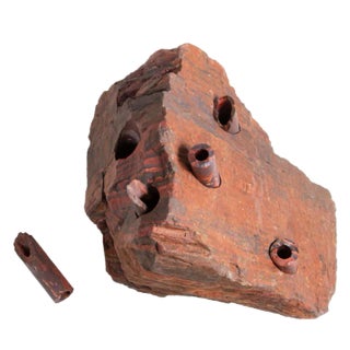 Red Jasper Flower Vessel by Studio DO For Sale