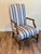 Vintage Ethan Allen Lolling “Martha Washington" Upholstered Accent Chair For Sale - Image 10 of 12