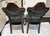 Mid-Century Pelham, Shell & Leckie Victorian Revival Tufted Green Velvet Chairs - A Pair For Sale - Image 6 of 8