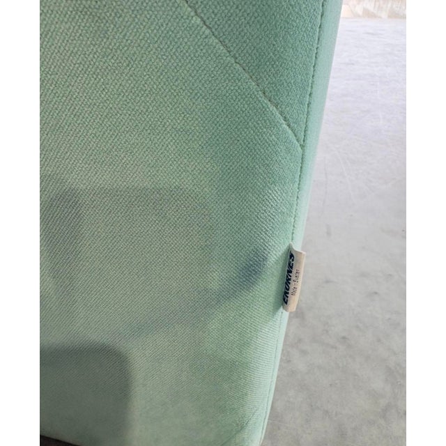 Wood Postmod Ekornes Seafoam Lounge Chair For Sale - Image 7 of 14