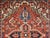 1900 - 1909 Vintage Persian Heriz Serapi Rug, Hand-Knotted Wool, Geometric Pattern, Brick-Red & Ivory, 4x4 For Sale - Image 5 of 18
