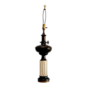 Rare 19th Century Elegance, Converted Oil Lamp