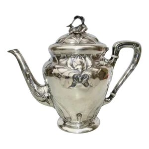 Silver-Plate Art Nouveau Tea Pot