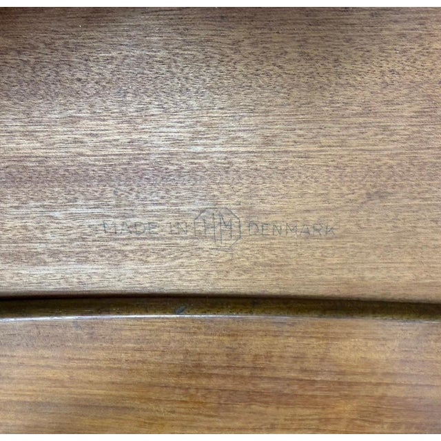 Brown Mid-Century Danish Modern Selig Poul Jensen Walnut Nesting Tables - Set of 2 For Sale - Image 8 of 8