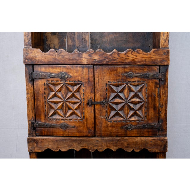 Mid 20th Century Carved Spanish Wood Bookcase For Sale In San Diego - Image 6 of 11