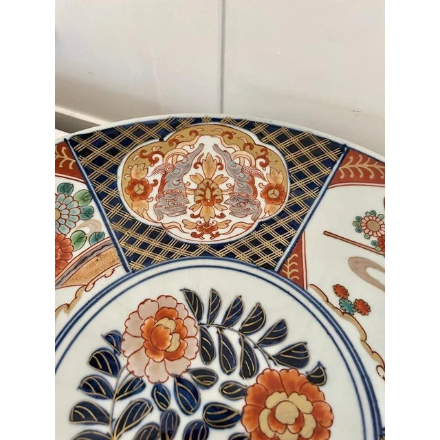 1900 - 1909 Large Japanese Imari Charger, 1900s For Sale - Image 5 of 8