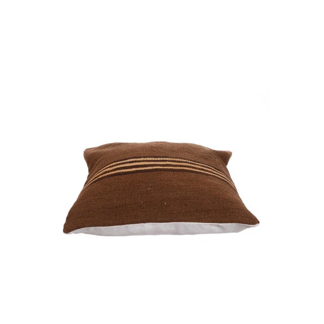 Decorative pillow cover made from vintage handwoven Turkish kilim pieces. Backed with good quality cotton fabric. Pillow...