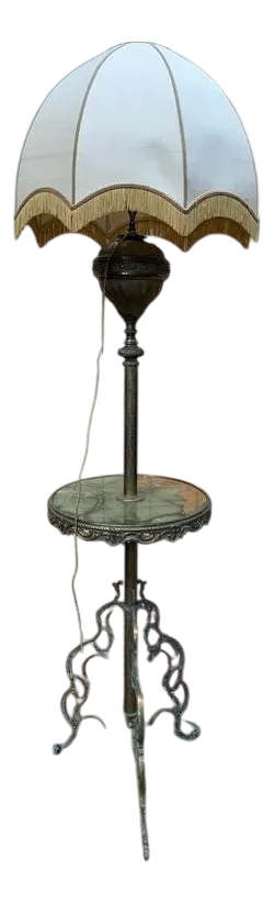 Napoleon III Style Bronze and Onyx Floor Lamp