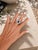 1930s Art Deco Platinum Ceylon Sapphire and Diamond Ring With Gia Certified 2.50 Carat, Size 7.5 For Sale - Image 14 of 14