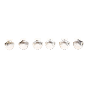 Tiffany & Co. Sterling Silver Shell Form Salt Cellars or Nut Bowls, Set of Six