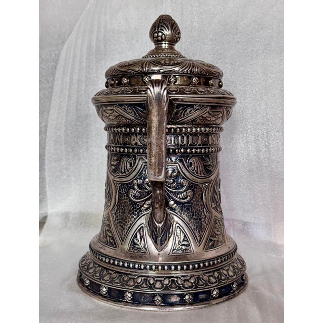 Royal Presentation Vessel of King Christian IX from E. F. Dahl, 1904 For Sale - Image 9 of 10