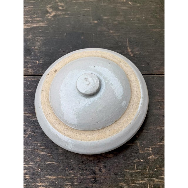 Please to offer an Antique 3-Gallon Stoneware Crock Lid-Hard to find 3-gallon crock lid -believe to be Red Wing as the...