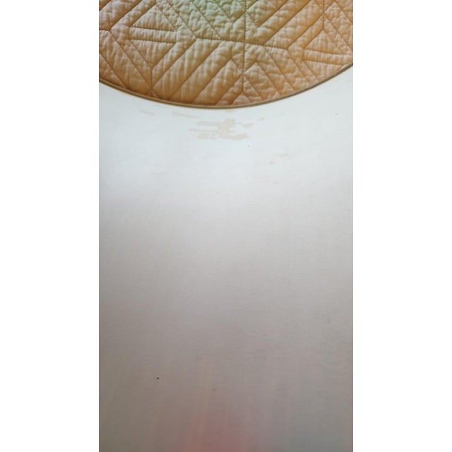 Brown 1950s Mid Century Modern Maria Kipp Lampshade and Lamp For Sale - Image 8 of 11