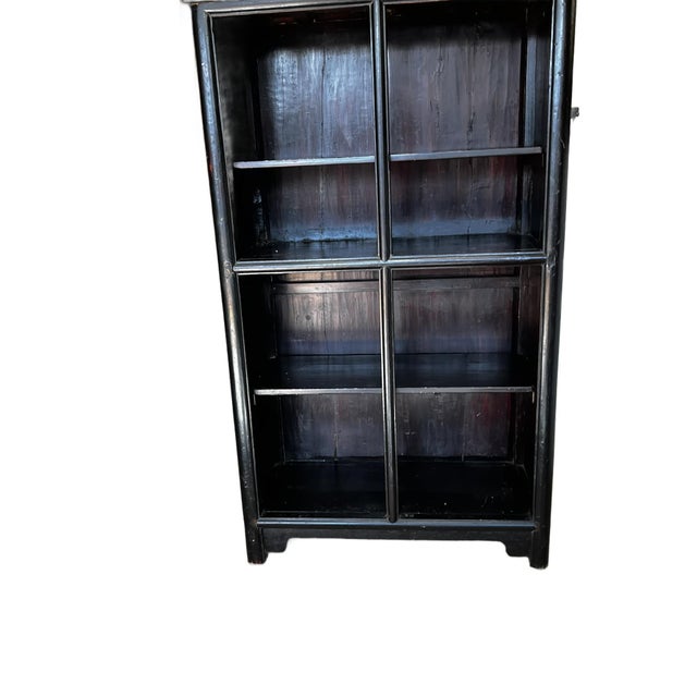 Chinese Antique Chinese Solid Bookcase For Sale - Image 3 of 10