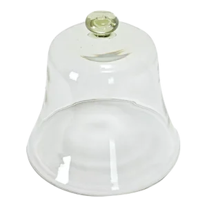 French 19th Century Glass Cheese Dome