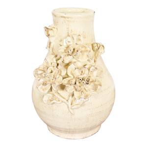 Rookwood Pottery Style Arts & Crafts Large Hand Thrown Blossom Pottery Vase, Circa 1940s