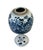 Ceramic Vintage Chinoiserie Blue & White Porcelain Ginger Jar W/ Swallow Birds 9" H For Sale - Image 7 of 8