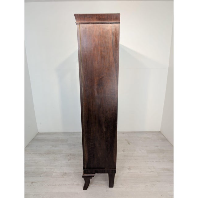 Art Deco Display Cabinet in Walnut For Sale - Image 15 of 18