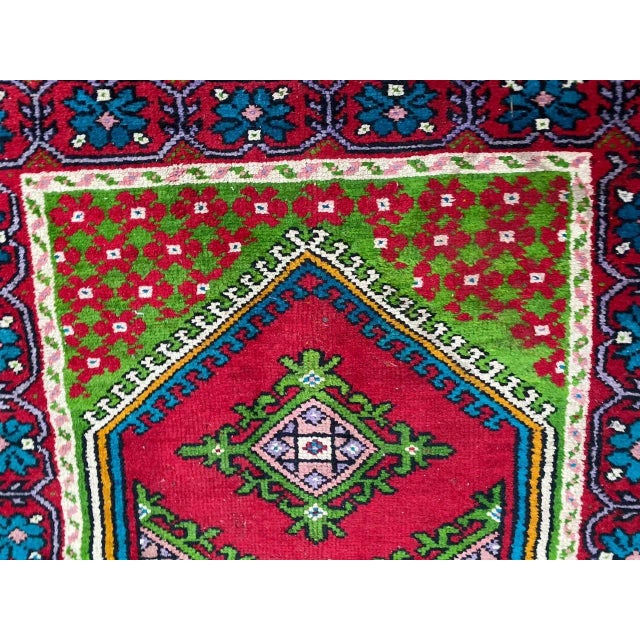 Vintage Tunisian Kairouan Rug For Sale - Image 10 of 12