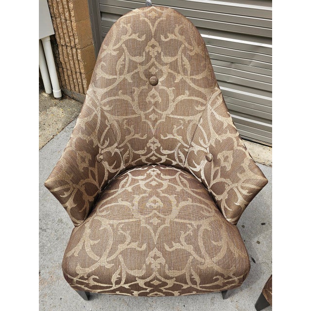 Late 20th Century Late 20th Century Pair of John Hutton for Donghia "Ghost" Chairs For Sale - Image 5 of 8