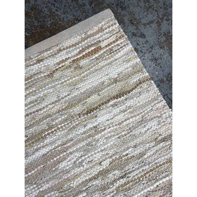 5ft × 7ft 6in Nate Berkus + Jeremiah Brent for Living Spaces Fiber Rug in Malo Birch For Sale - Image 12 of 12