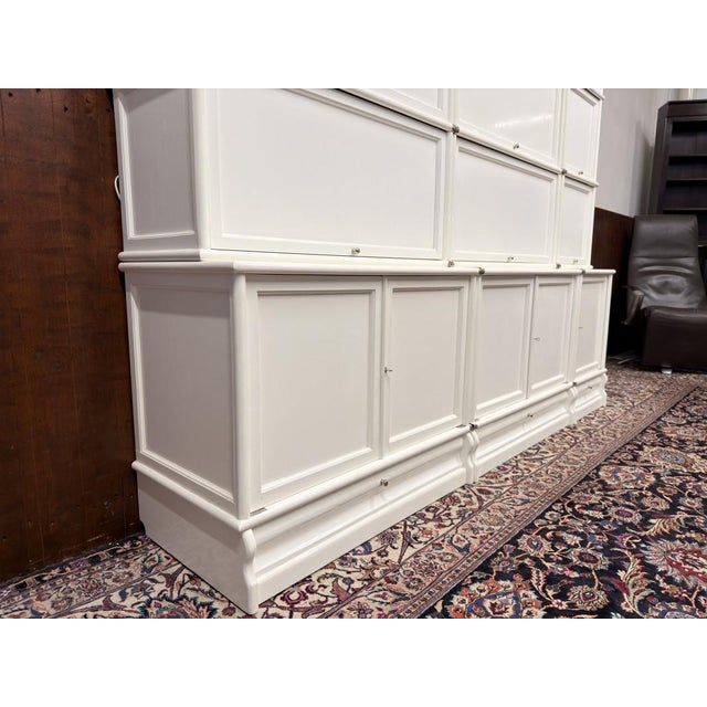 English White Bookcase from Globe Wernicke For Sale - Image 9 of 18