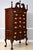 Age: c2007 Details: Rare Model Mahogany Flame Finials Key Locking w. Key Ball -N- Claw Feet Dovetailed Drawer Construction...