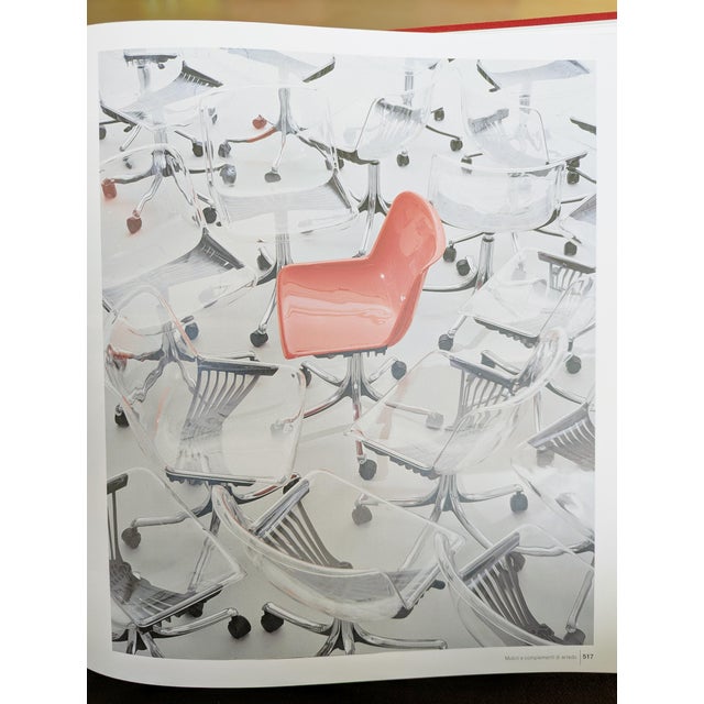 Modus Stackable Chairs with Desk in Black Plastic and Aluminum by O. Borsani, 1980s, Set of 8 For Sale - Image 16 of 17