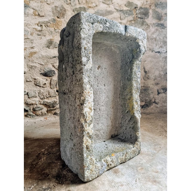 Antique French Volcanic Stone Trough, 18th Century For Sale - Image 11 of 13