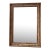 1990s Rustic Wood-Framed Wall Mirror For Sale