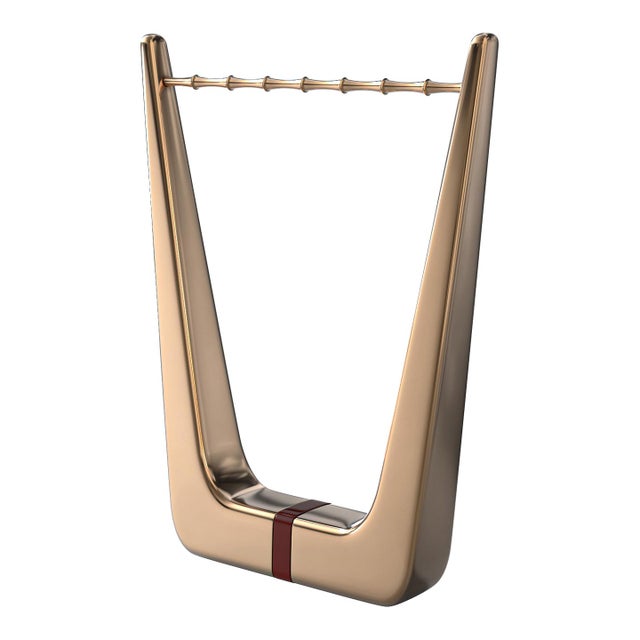 "Arcadia" Umbrella Stand With Bronze, Stainless Steel Detail, Handmade Bizimyer Furniture. Unmatched. Unrivalled. Designed...