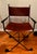 Mid-Century Modern Rare GuildMaster Limited Edition Crocodile Leather & Golf Club Director's Chair For Sale - Image 3 of 17