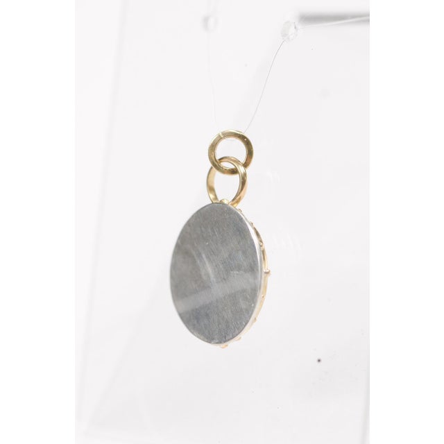 Silver Silver Antoninianus Lion Pendant W 18k Gold For Sale - Image 8 of 13